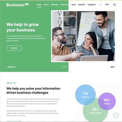 Drupal Theme Demo: Bizplus