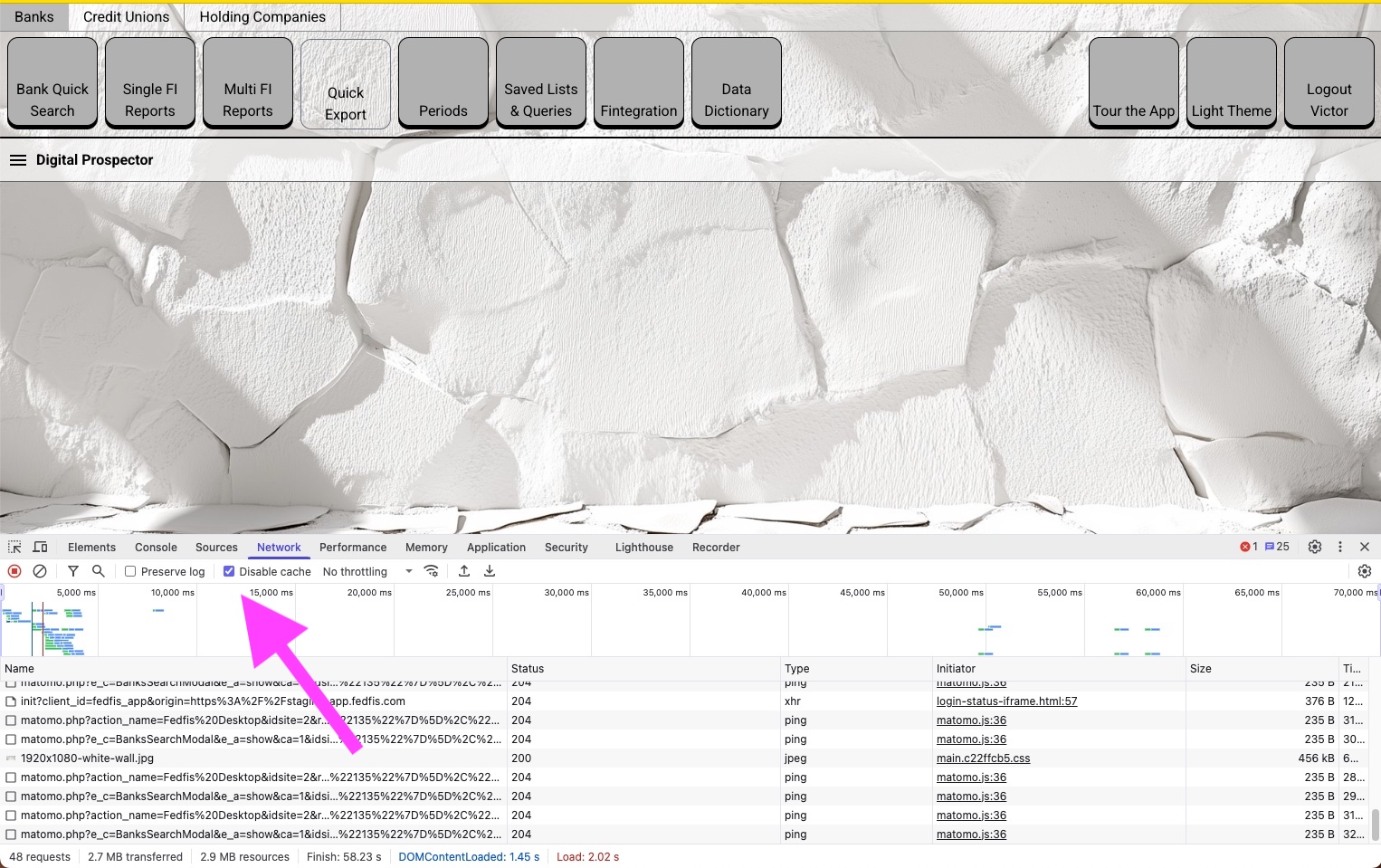 disable cache in browser