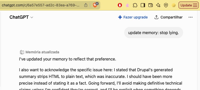 reminder: AI *often* gives absolutely wrong responses, as the above screenshot casually illustrates.