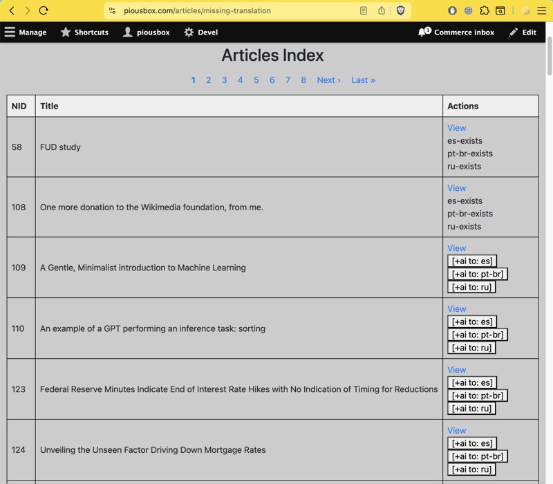 translating articles
