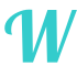 W logo